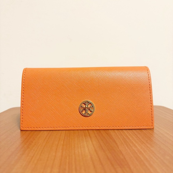 Tory Burch Accessories - Tory Burch Orange Logo Sunglasses Case